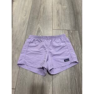 Patagonia Girls Lune Purple Baggies Shorts size Large